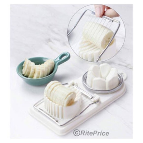 2 In 1 Stainless Steel Boiled Egg Slicer Mushroom Tomato Kitchen Choper (2 Pack) - Picture 7 of 10